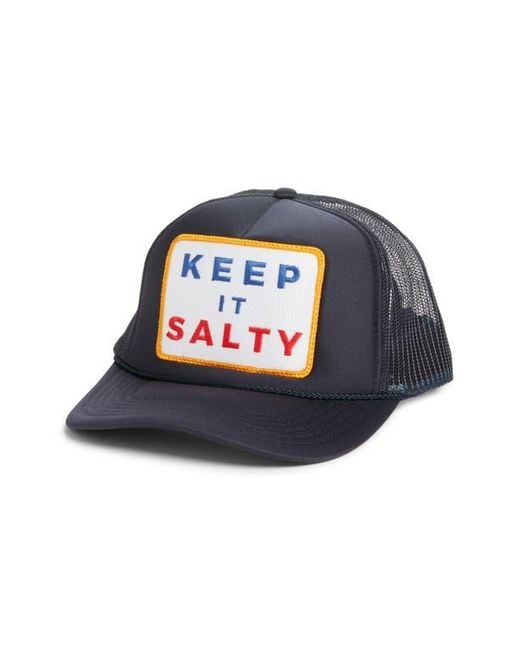 Friday Feelin Blue Keep It Salty Patch Trucker Hat