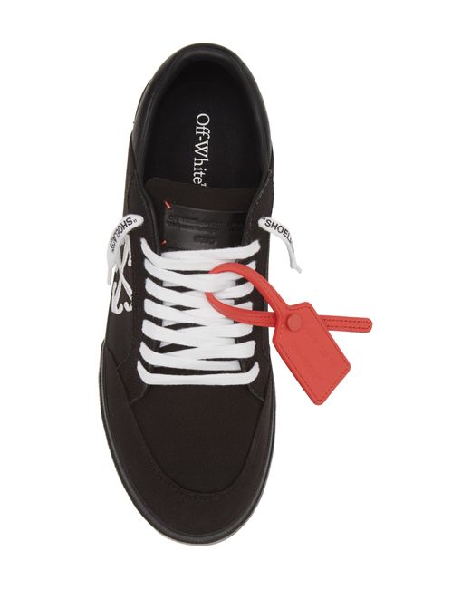 Off-White c/o Virgil Abloh Black New Vulcanized Low Top Sneaker for men