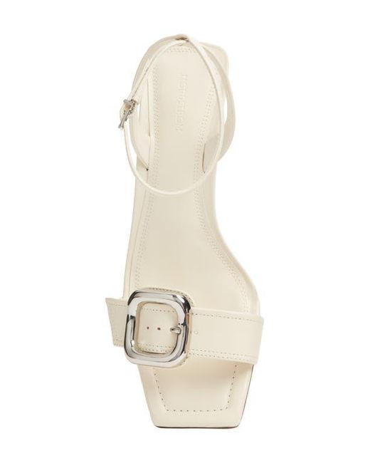 Nordstrom White Simone Ankle Strap Sandal
