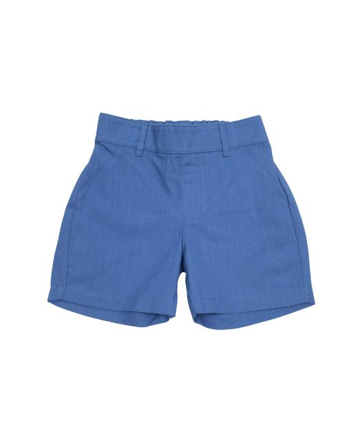 Cuclie Blue Linen Shorts for men