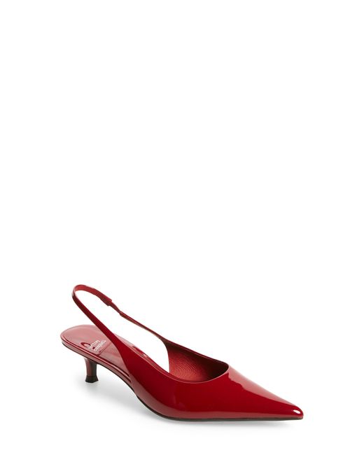 Jeffrey Campbell Red Persona Slingback Pump