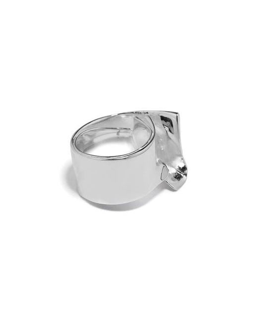 Completedworks Gray Draped Fold Ring