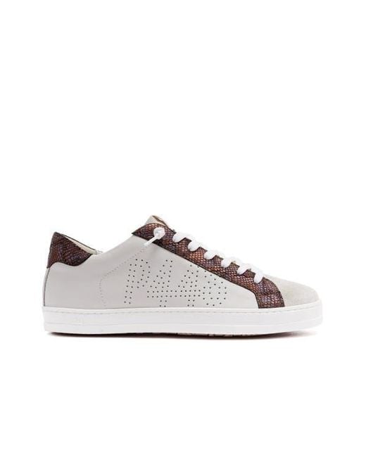 P448 White John Sneaker