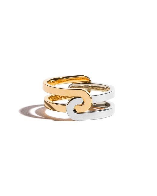 JEM Paris Metallic Étreintes Simple Bright Polish Ring