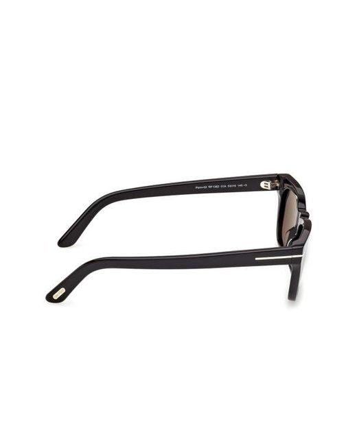 Tom Ford Black Penn 53Mm Rectangular Sunglasses