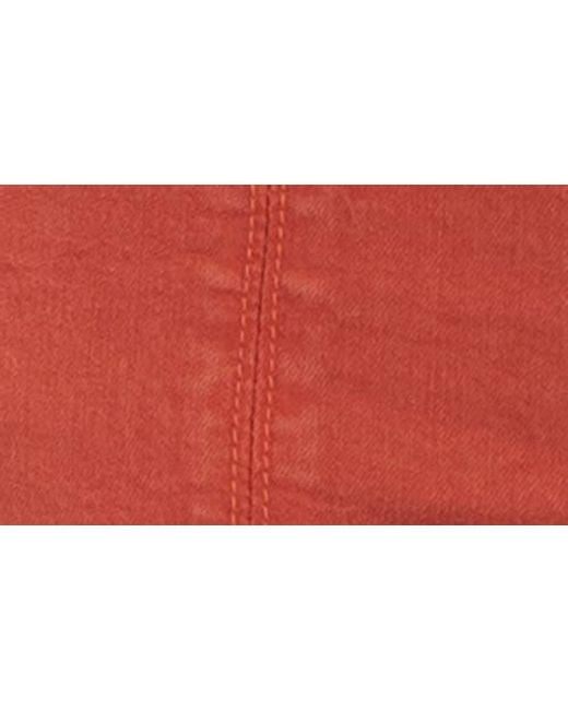 Kut From The Kloth Red Amy Seamed Mid Rise Crop Slim Jeans