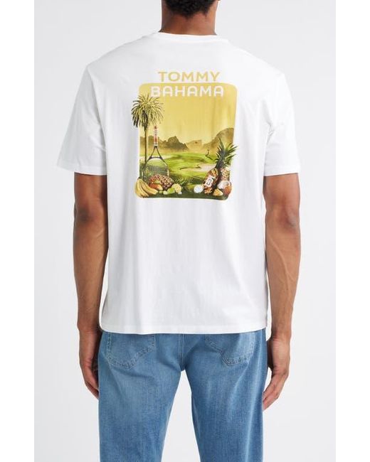 Tommy Bahama White Fairway Fiesta Cotton Graphic T-Shirt for men