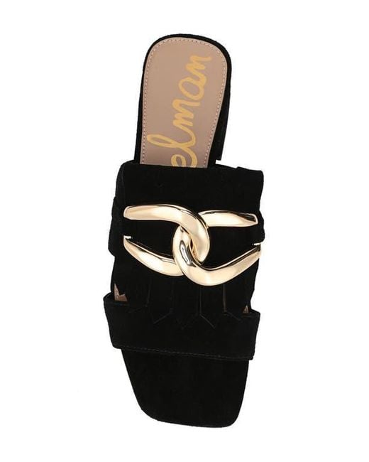 Sam Edelman Black Darby Slide Sandal