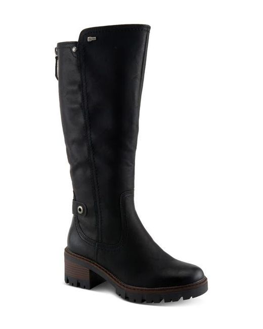 Spring Step Black Lexis Water Resistant Knee High Boot