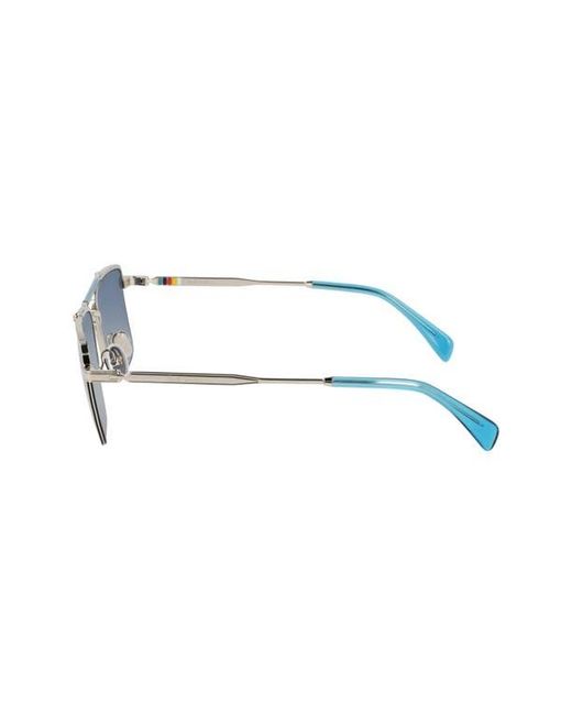 Paul Smith Blue Landor 55Mm Rectangular Sunglasses for men