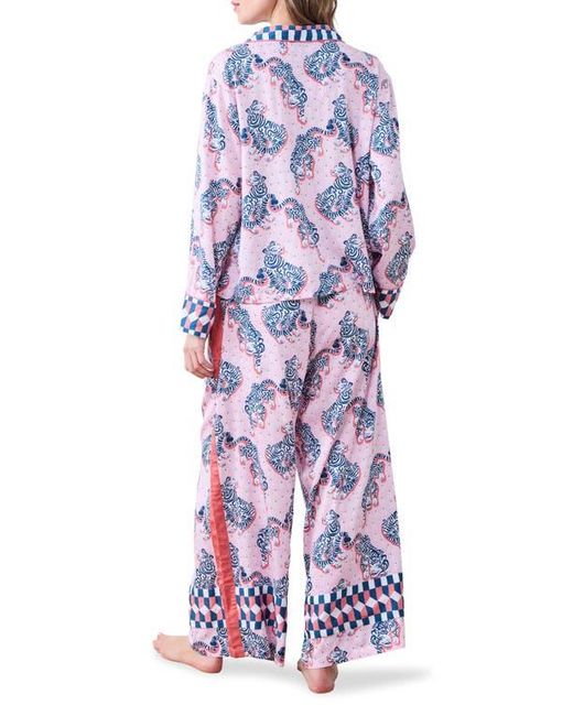 Printfresh White Rittenhouse Satin Pajamas