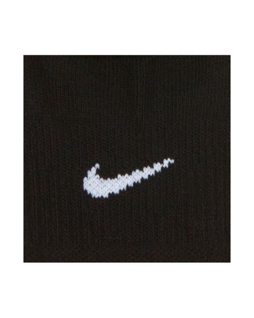 Nike Black 3-Pack Everyday Plus No-Show Socks