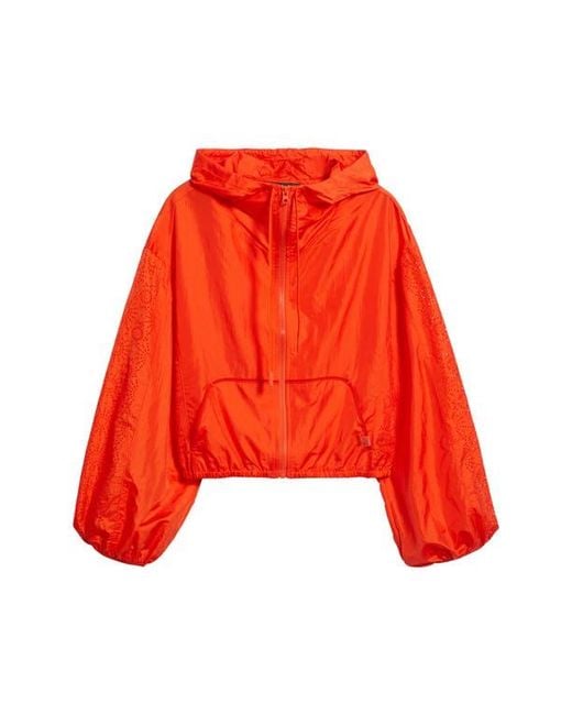 Ugg Orange Chiara Hooded Nylon Jacket
