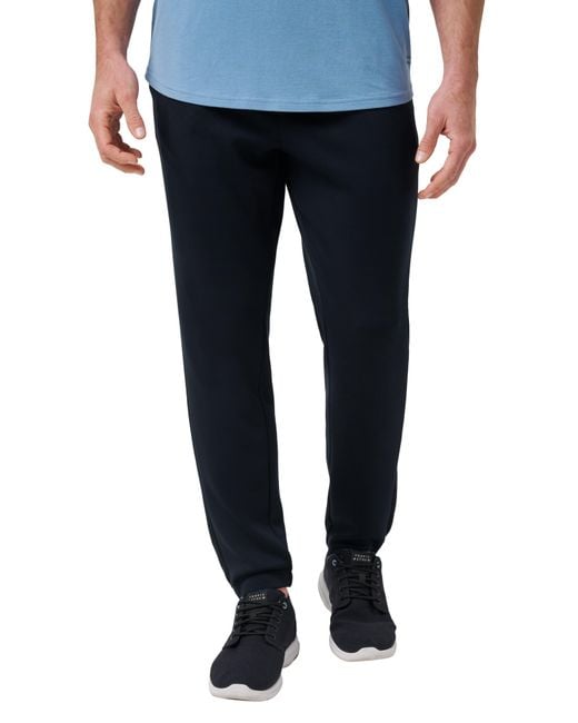 Travis Mathew Blue Fibercloud Drawstring Joggers for men