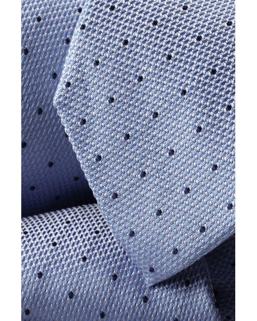 Charles Tyrwhitt Blue Spot Silk Stain Resistant Tie for men
