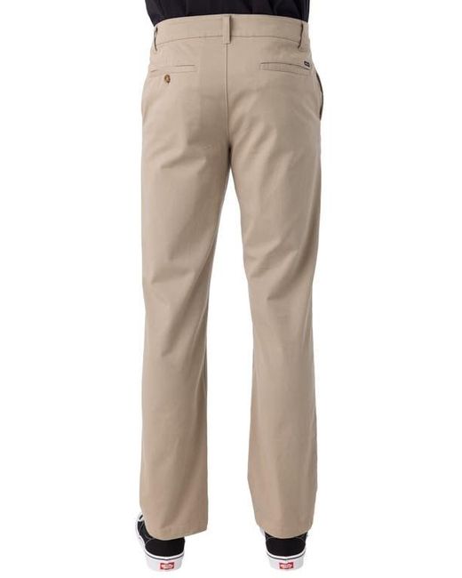 O'neill Sportswear Natural Transporter Flat Front Stretch Cotton Chinos for men