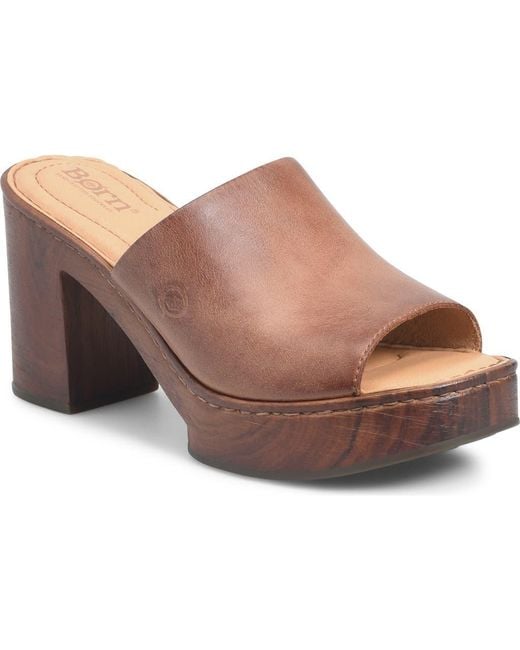 Børn Brown Nix Platform Slide Sandal