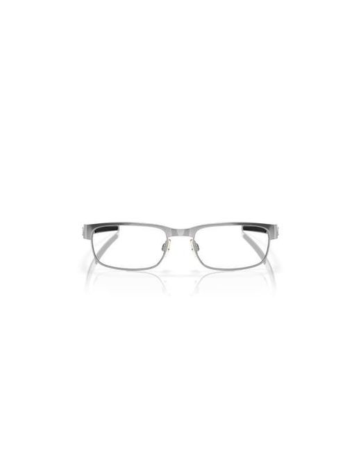 Oakley Metallic 55Mm Rectangle Optical Glasses for men