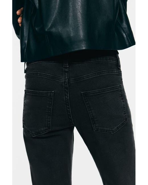 H&M Black Flared Regular Jeans
