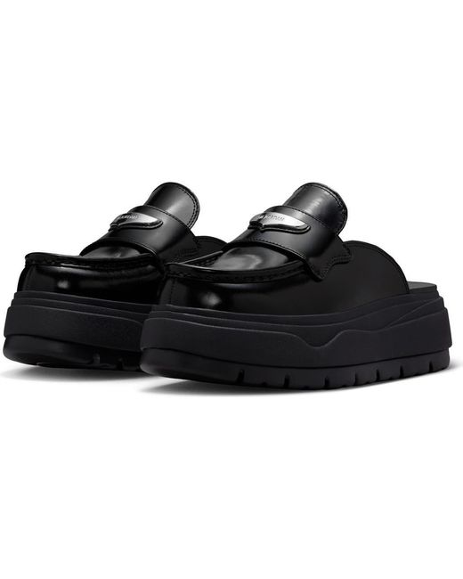 nike platform shoes black