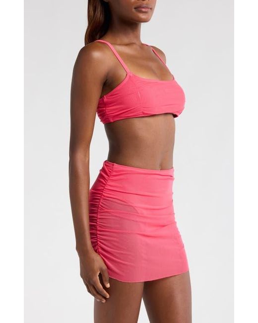 Hutch Pink Tawnie Skirted Bikini Bottoms