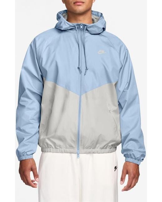 Nike Blue Windrunner Hooded Lined Jacket for men