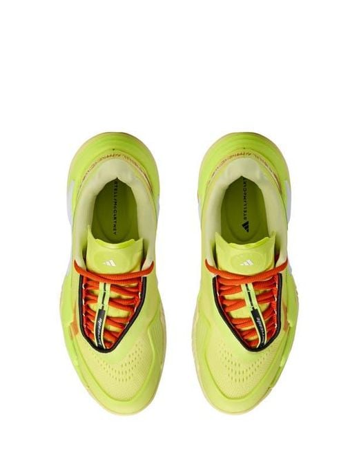 Adidas By Stella McCartney Yellow Barricade Tennis Sneaker