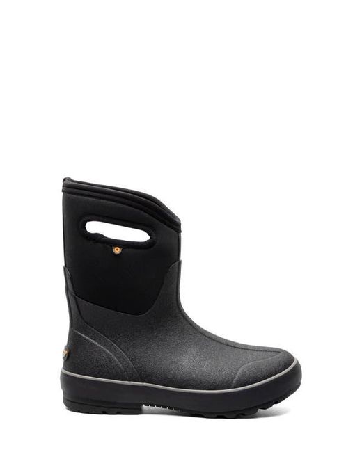 Bogs Black Classic Ii Mid Waterproof Rain Boot