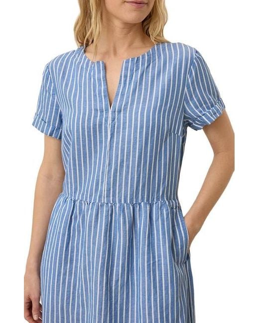 linen maternity dress Linen Maternity Dress BARBARA With 3/4 Sleeves In Grey L / Red main image 0