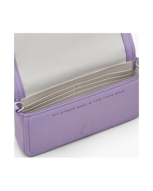Marc Jacobs Purple The Mini Leather Crossbody Bag
