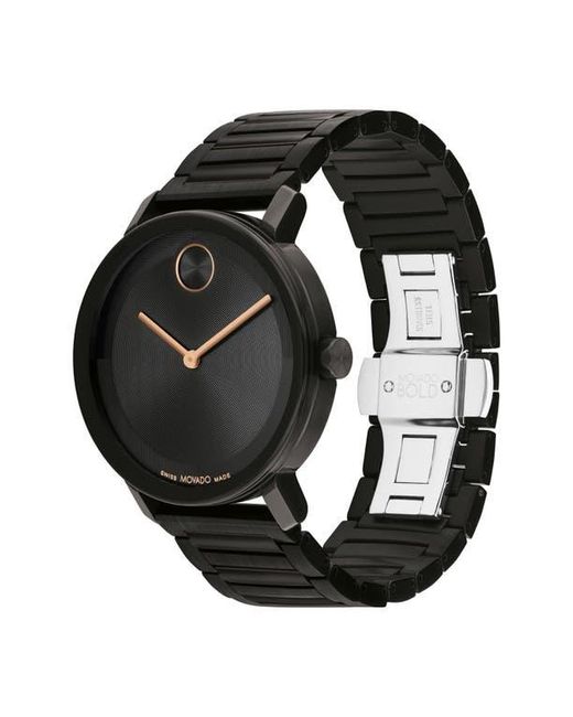Movado Black Bold Evolution 2.0 Bracelet Watch, 40Mm for men