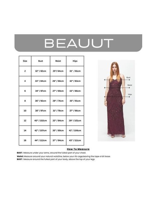 Beauut Pink Occasion Embellished Sequin Beaded Maxi Wrap With Sleeves Evening Dress