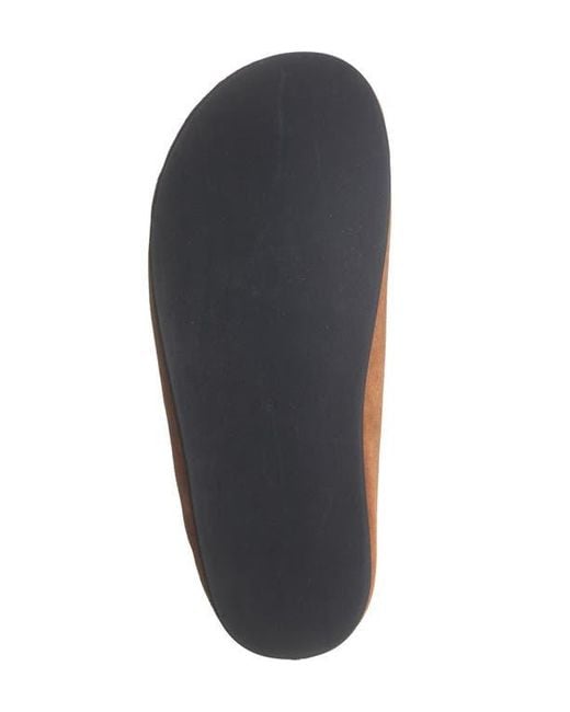 Jeffrey Campbell Brown Content Suede Clog