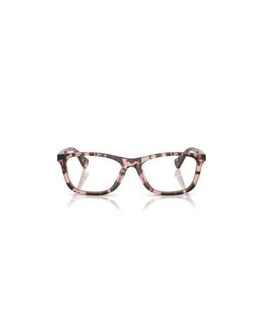 Ralph Metallic 53Mm Rectangle Optical Glasses