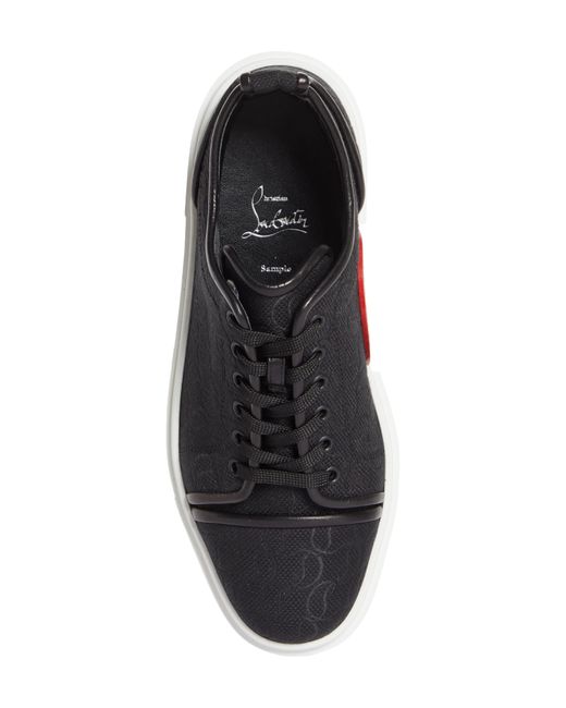 Christian Louboutin Black Adolon Sneaker for men