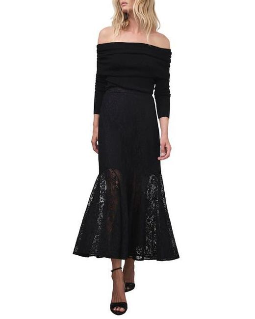 knee length dresses for ladies Mint Velvet Black Lace Cocktail Dress Size 10 – Ava & Iva main image 0