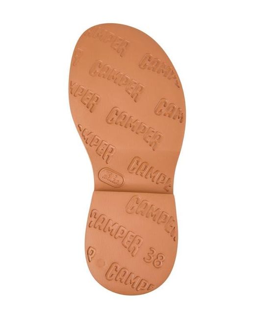 Camper Brown Tasha Ankle Strap Platform Sandal