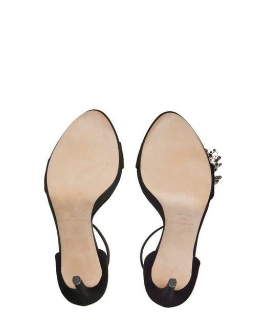 Alexander McQueen Blue Jewel Platform Sandal