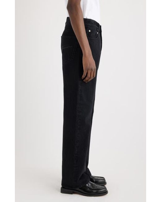 Jacquemus Black Le De-Nîmes Droit Straight Leg Jeans for men