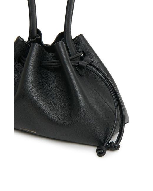 Mansur Gavriel Black Drawstring Pouchette