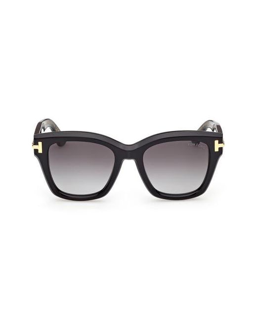 Tom Ford Gray 53Mm Gradient Butterfly Sunglasses