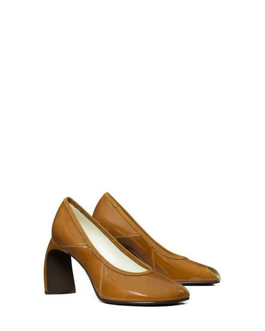 Tory Burch Brown Pointed Toe Pump