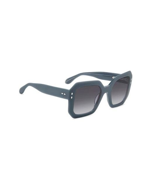 Isabel Marant Gray 53Mm Gradient Rectangular Sunglasses