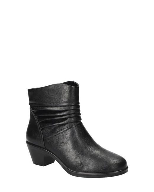 Easy Street Black Bess Faux Leather Bootie