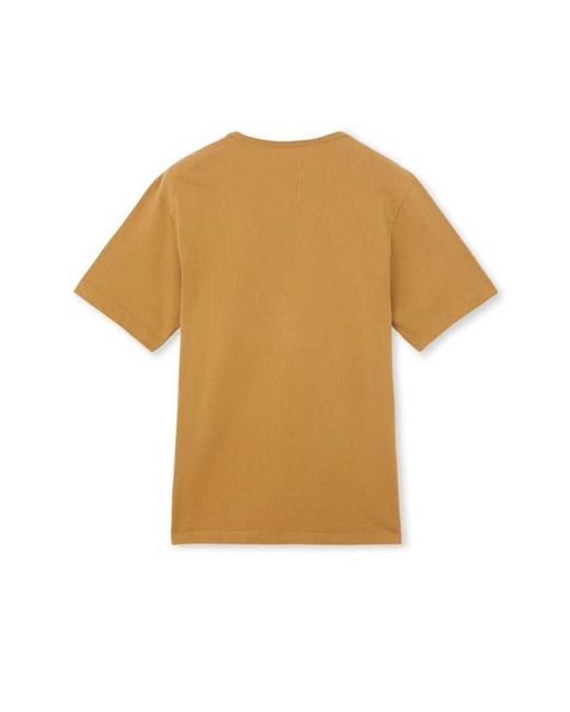 Fortela Brown Tubejp Cotton Chest Pocket T-Shirt for men