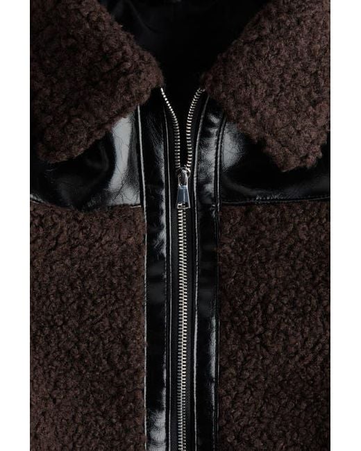 H&M Black Teddy Jacket