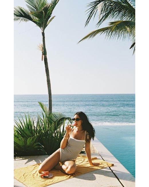 LSPACE Blue Tess Classic One-Piece Swimsuit