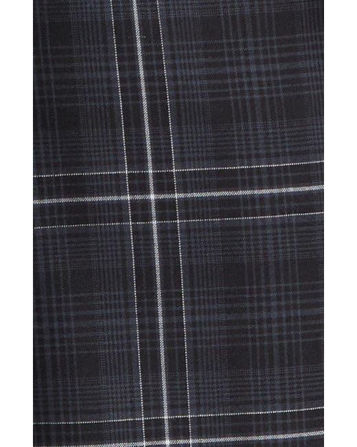 Thom Browne Blue Plaid Wool Backstrap Pants for men