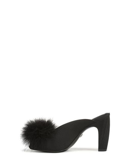 Sam Edelman Black Witney Feather Embellished Pump