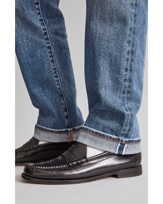 Madewell Blue The 1991 Straight Leg Stretch Selvedge Jeans for men